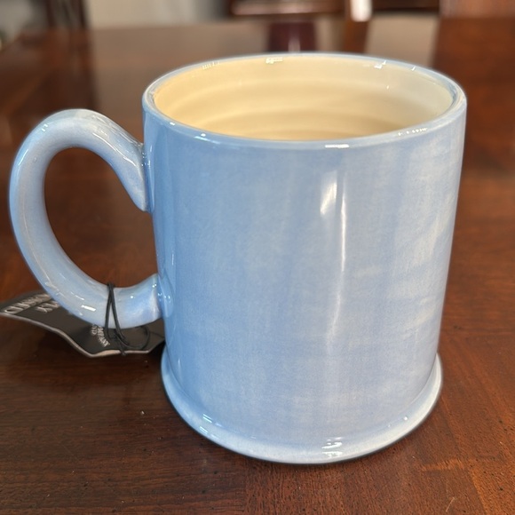 Sailboat Mug The Old Pottery Company Coffee Blue Ceramic Embossed Cup - Picture 4 of 6
